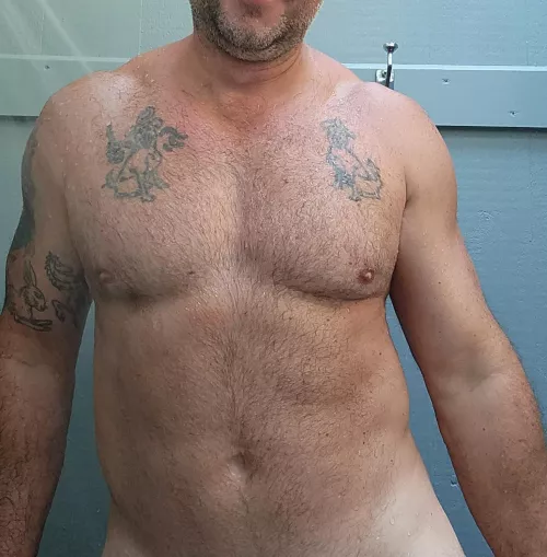Outdoor shower for the win. [42] by DadMoves007