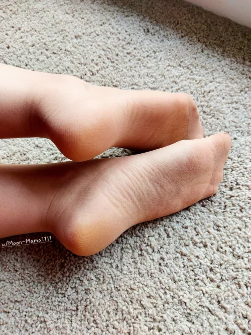 What do you think about my nylon covered wrinkly soles? by Moon-Mama1111