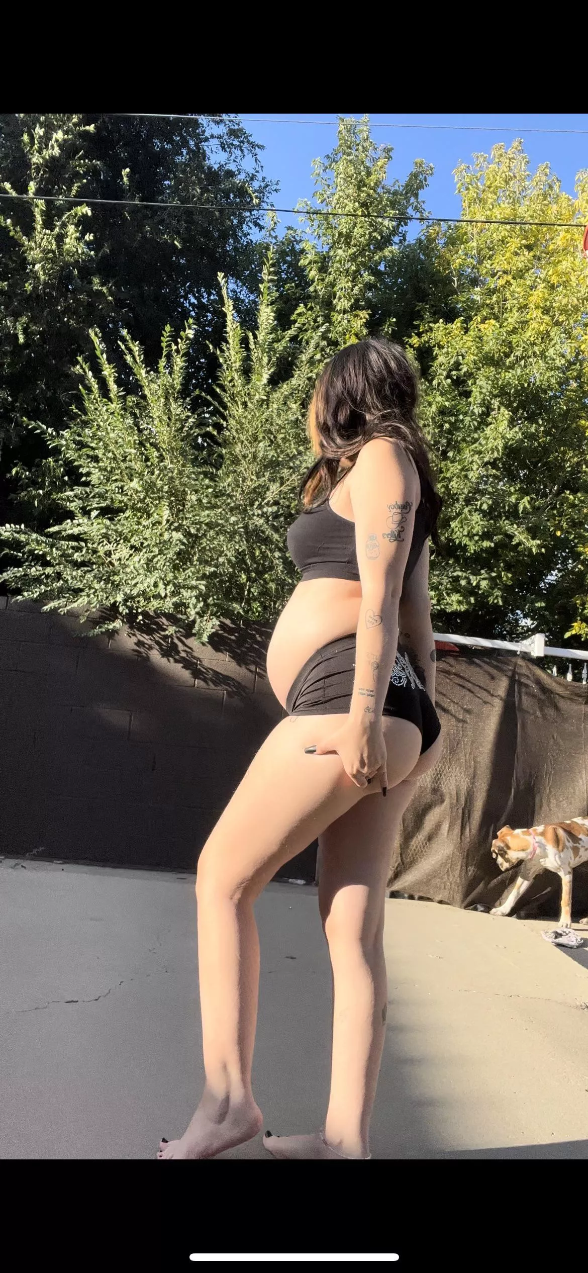 22 weeks preggo, would you still fuck me?😩 posted by moongxddess