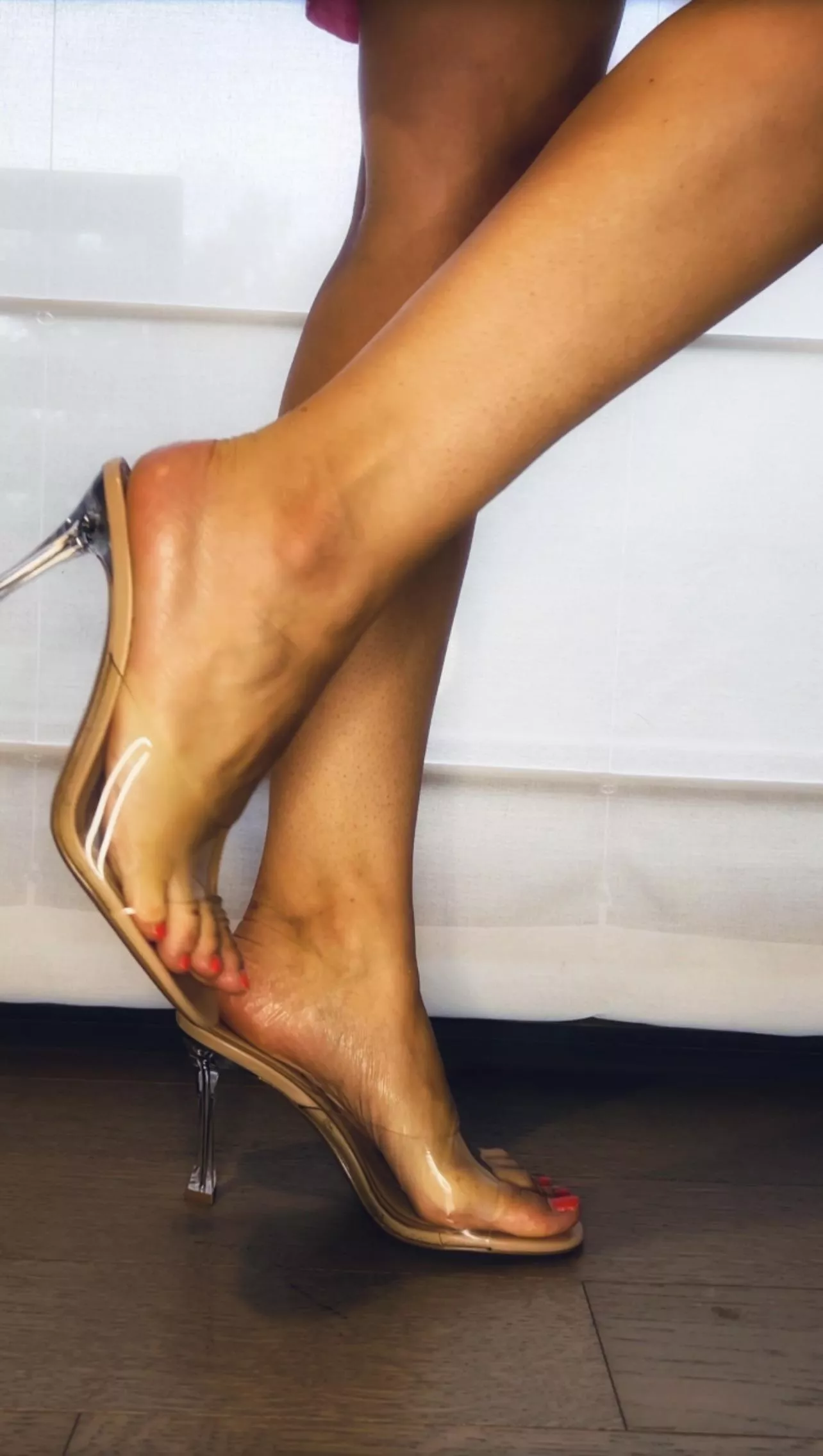 Are you a fan of clear heels? posted by ImHereYouThere