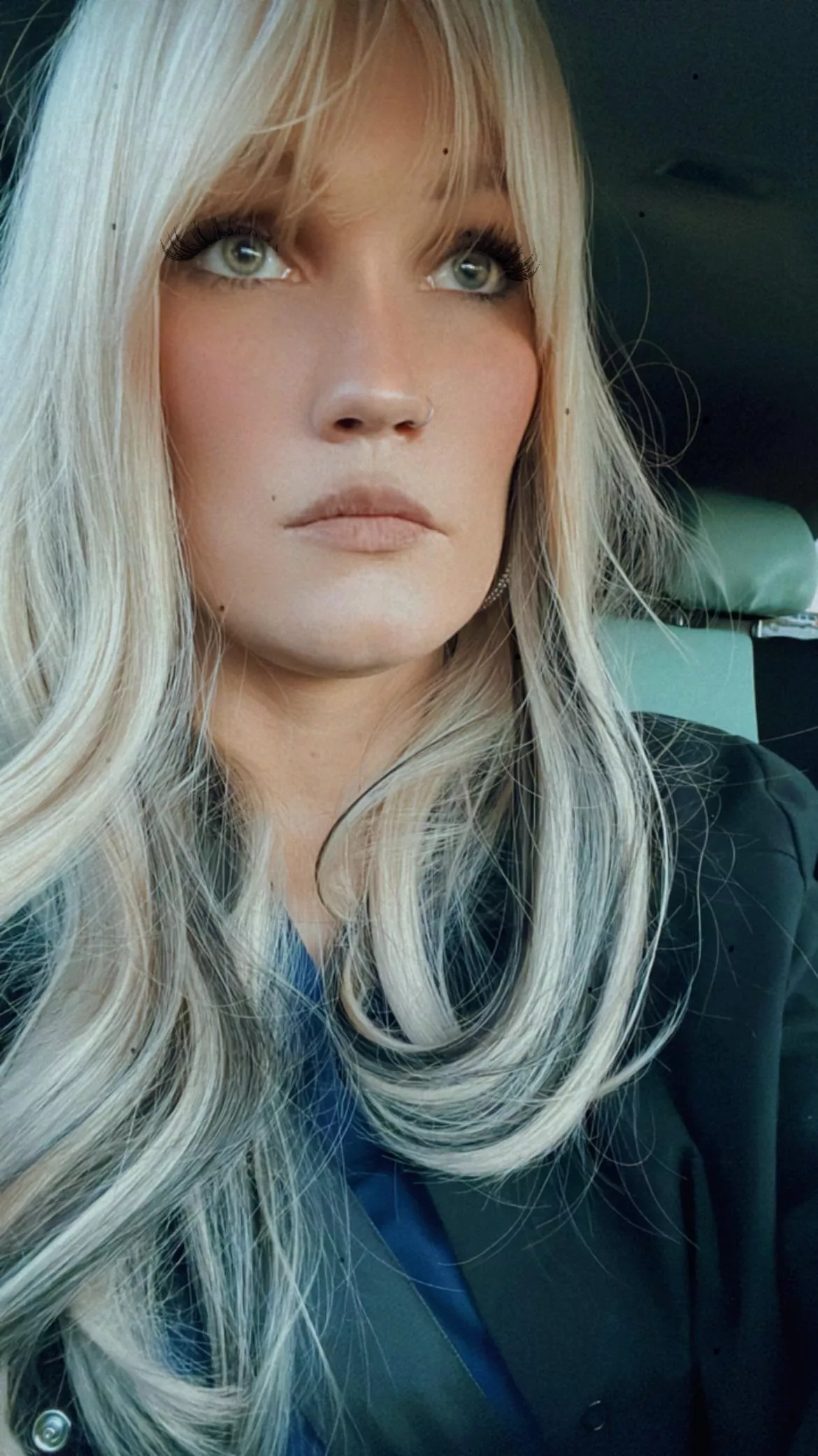 Blonde is the color of my soul. posted by leatherbondagebadass