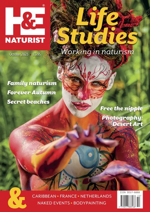 H&E Naturist October 2023 edition: Life Studies by NaturismNudismNet