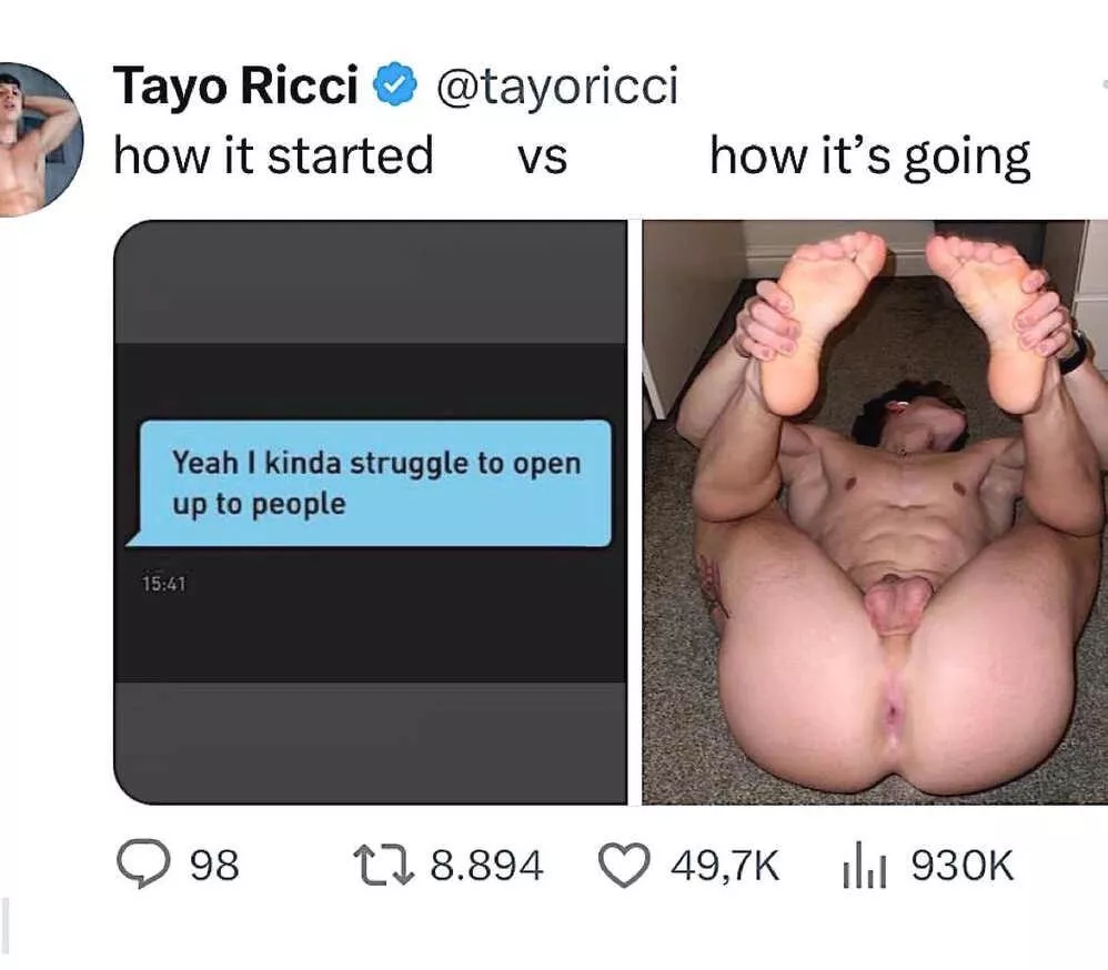 He opened up alright posted by sanandrios