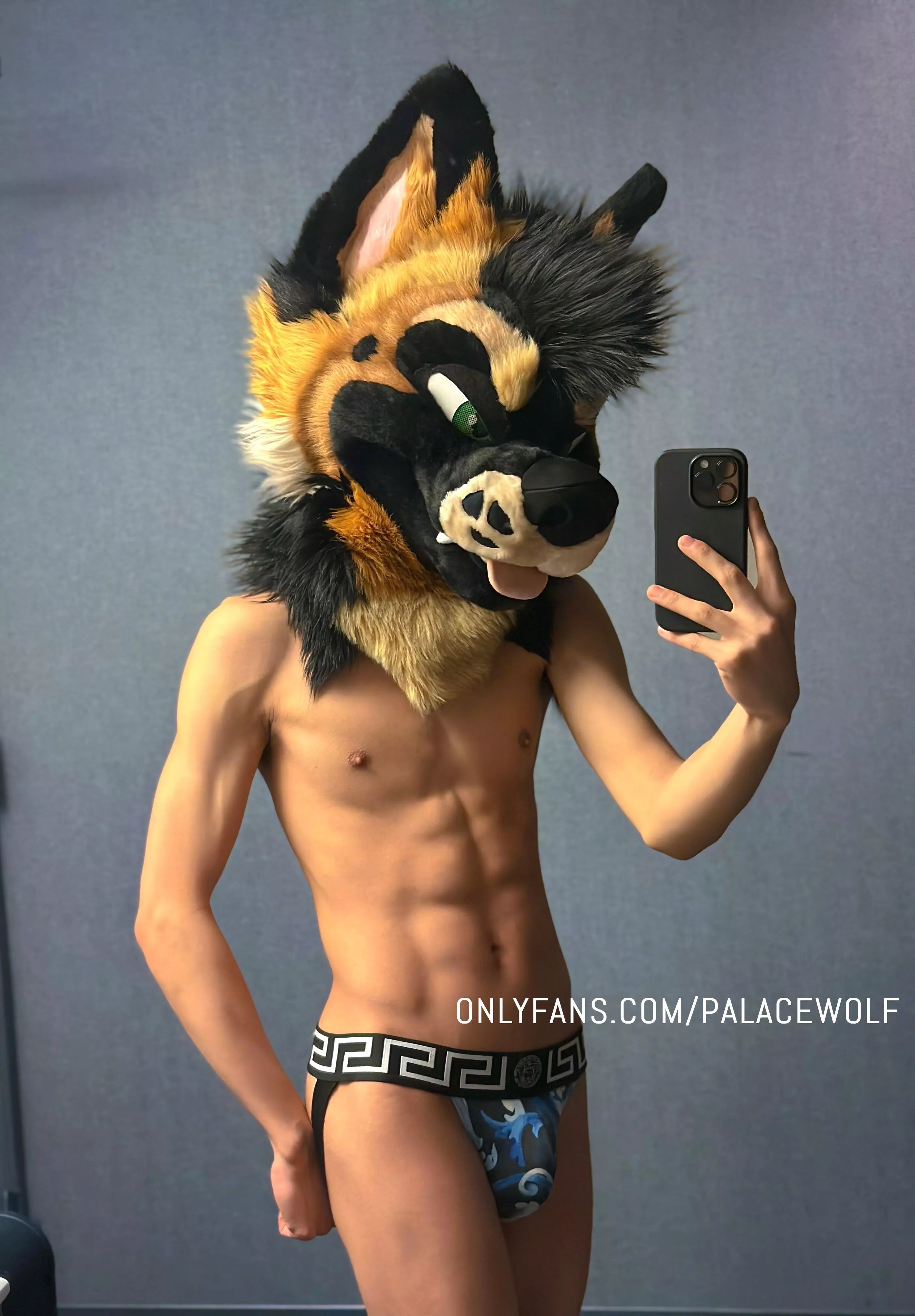 How does this jock look? Maybe better with no underwear on? 😏 posted by PalaceWolf