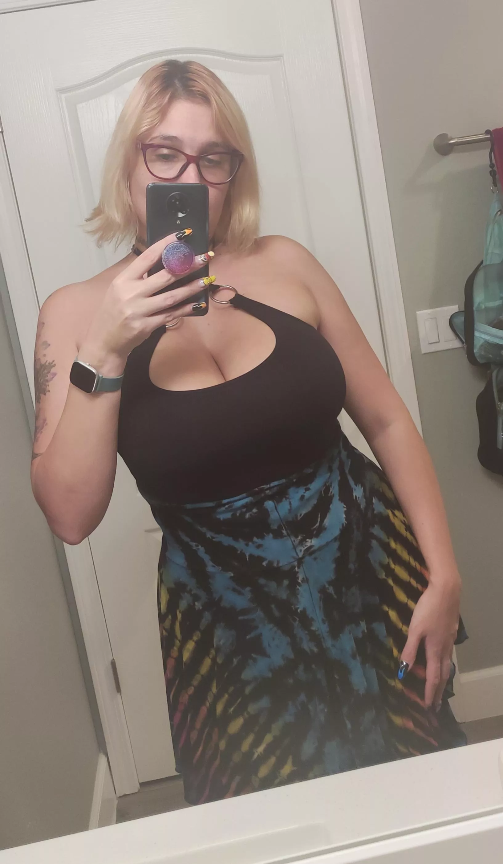 just my braless outfit today posted by Sarothica69