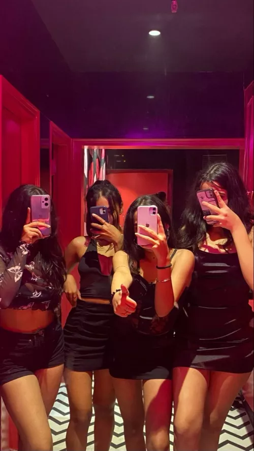 Me and my roomies yesterday at a party night. We missed a male company. by assisfatt6