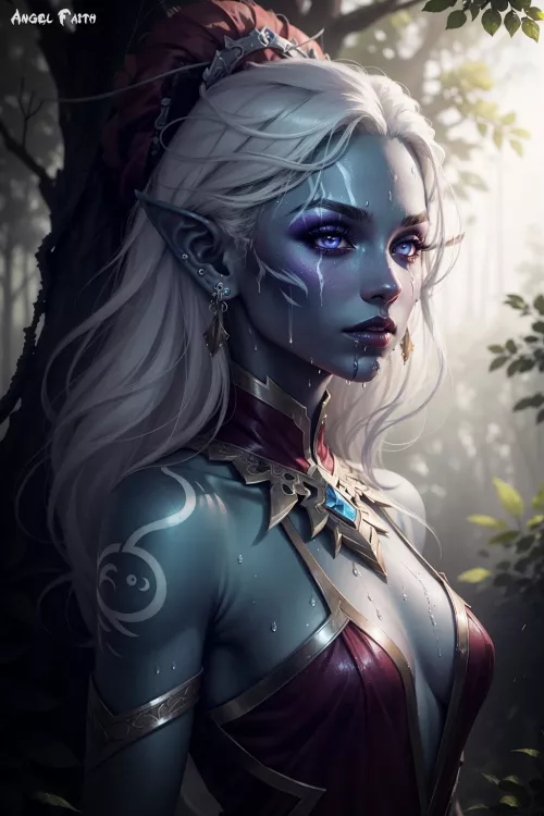 Night Elf ( Warcraft) by Angel Faith by angelfaith69