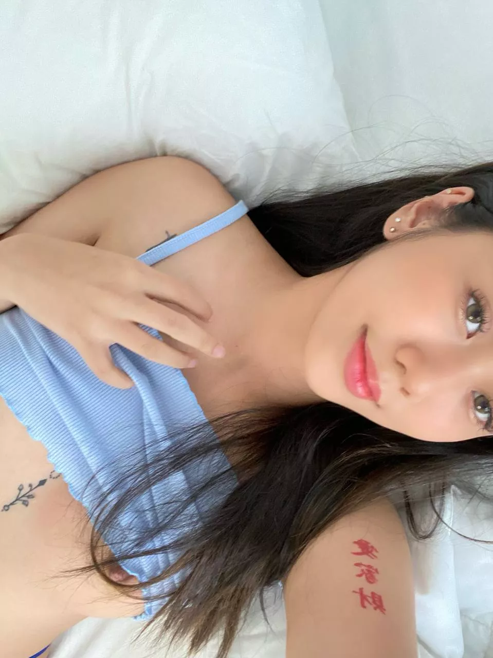 oops... nipple photobomber😜 posted by stickybarbie02