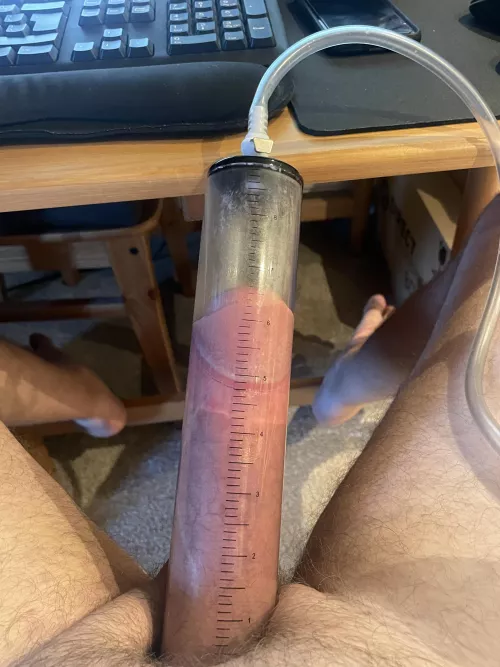 Quick 20 min pump session while WFH #FatCockFriday by Personal-Curve1732