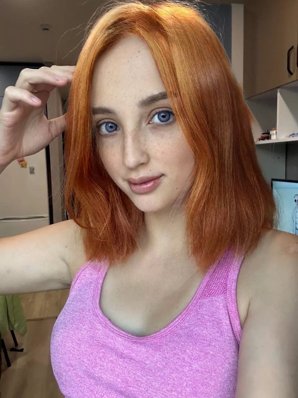 What's better, my freckles or my hair? posted by AyliasTheCoder