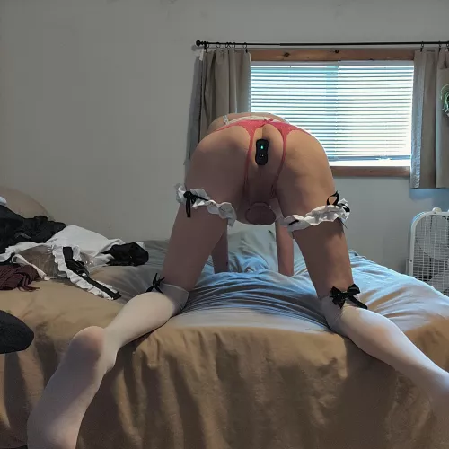 Wife said I'll get a surprise at the end of locktober by doit2me69