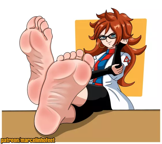 Android 21 (Dragon Ball) [Artist: Marcelinhofeet] by ComaOfSouls