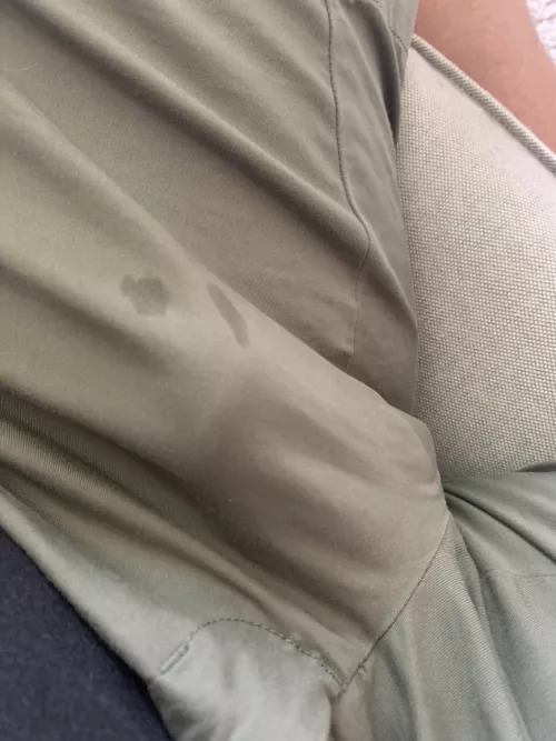 Any fans of bulges and a bit of precum?? by Pretend_Mountain4