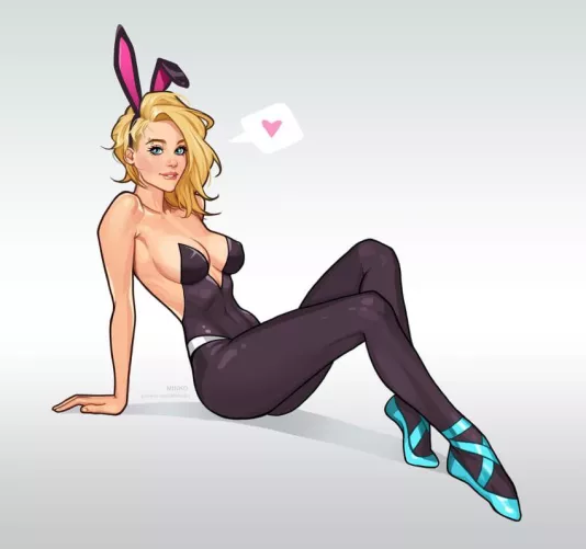 Bunny Girl Gwen Stacy (Olena Minko) [Marvel Comics, Spider-Man, Spiderverse] by Far_Solution2944