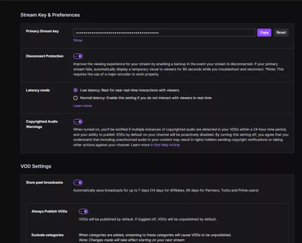 Can't turn off Mature stream. (Because it's not there) by Aquanoss