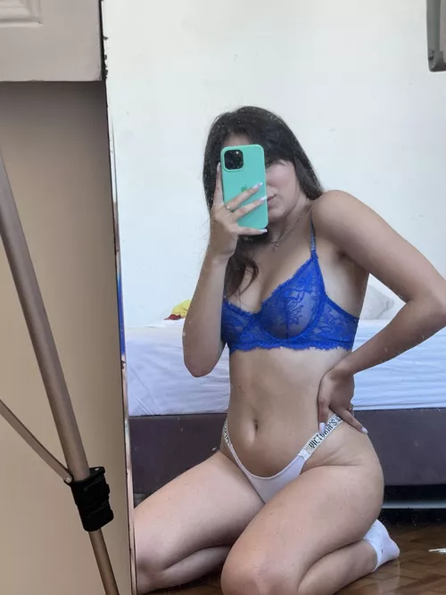 Caught in the mirror's seductive gaze. by coollyProlapse121