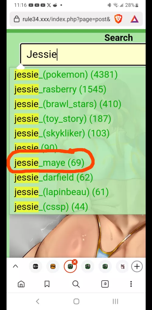I was on rule 34 about to look up Jessie and I see this. by teviboi
