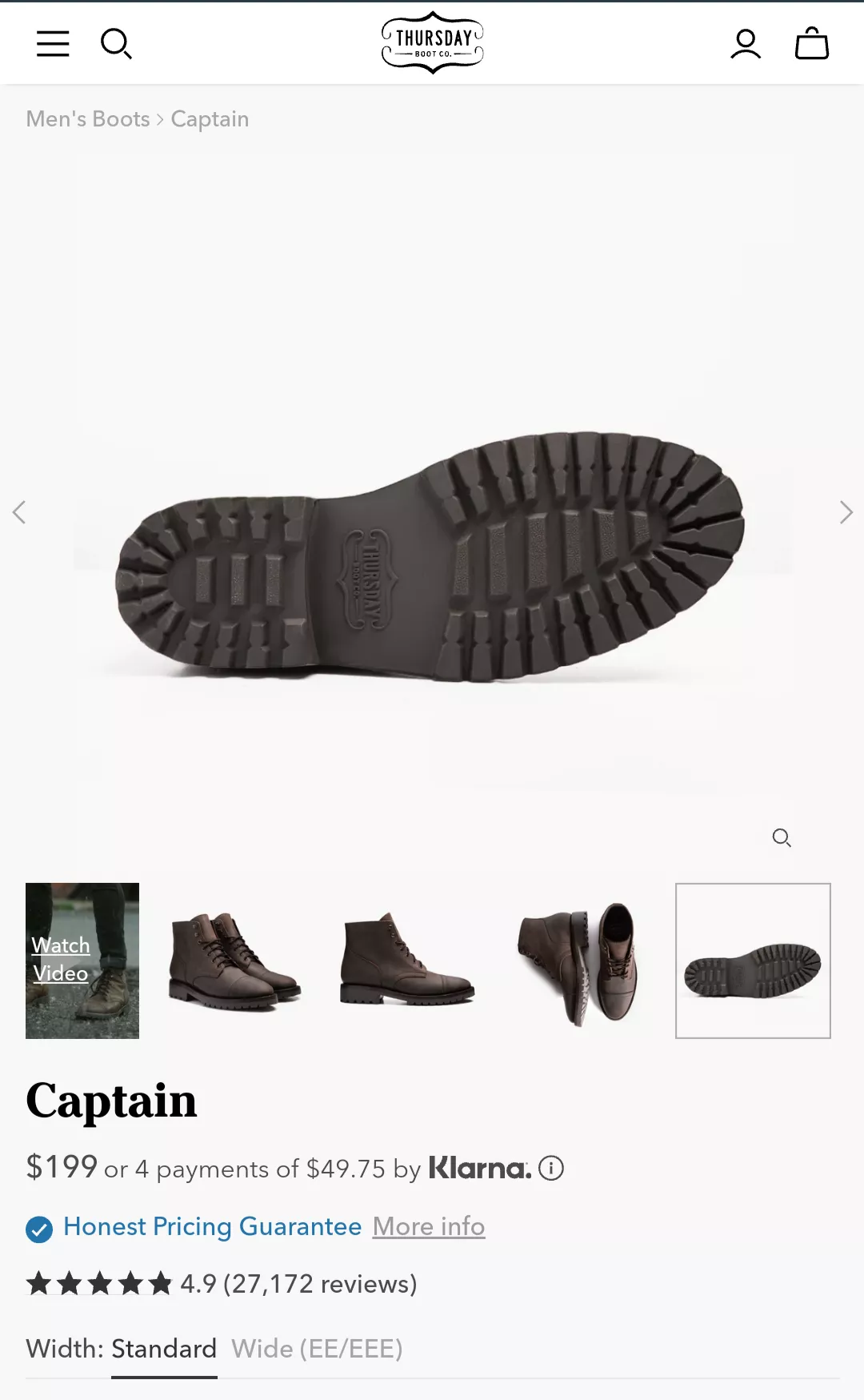 I've heard that Thursday boots are pretty reliable, but that they aren't too good on ice, can anyone say as to whether this kind of treading would be okay on ice? posted by Mil-Sim-Man