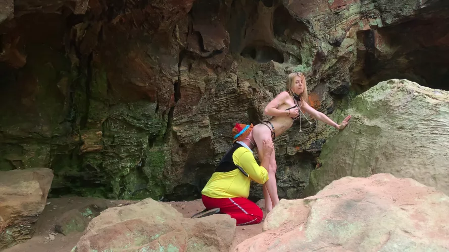 my husband and i on a wild camping trip by princesskazer