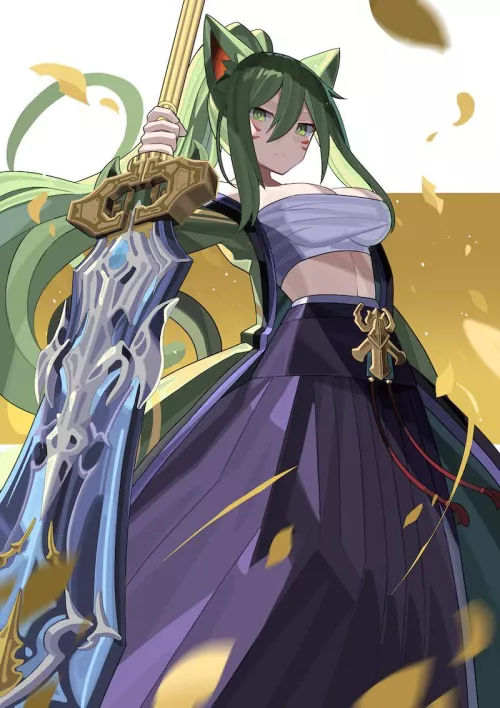 Standard-issue anime sword (Yutozin) [Final Fantasy XIV] by ZAHANDOGAKIZU