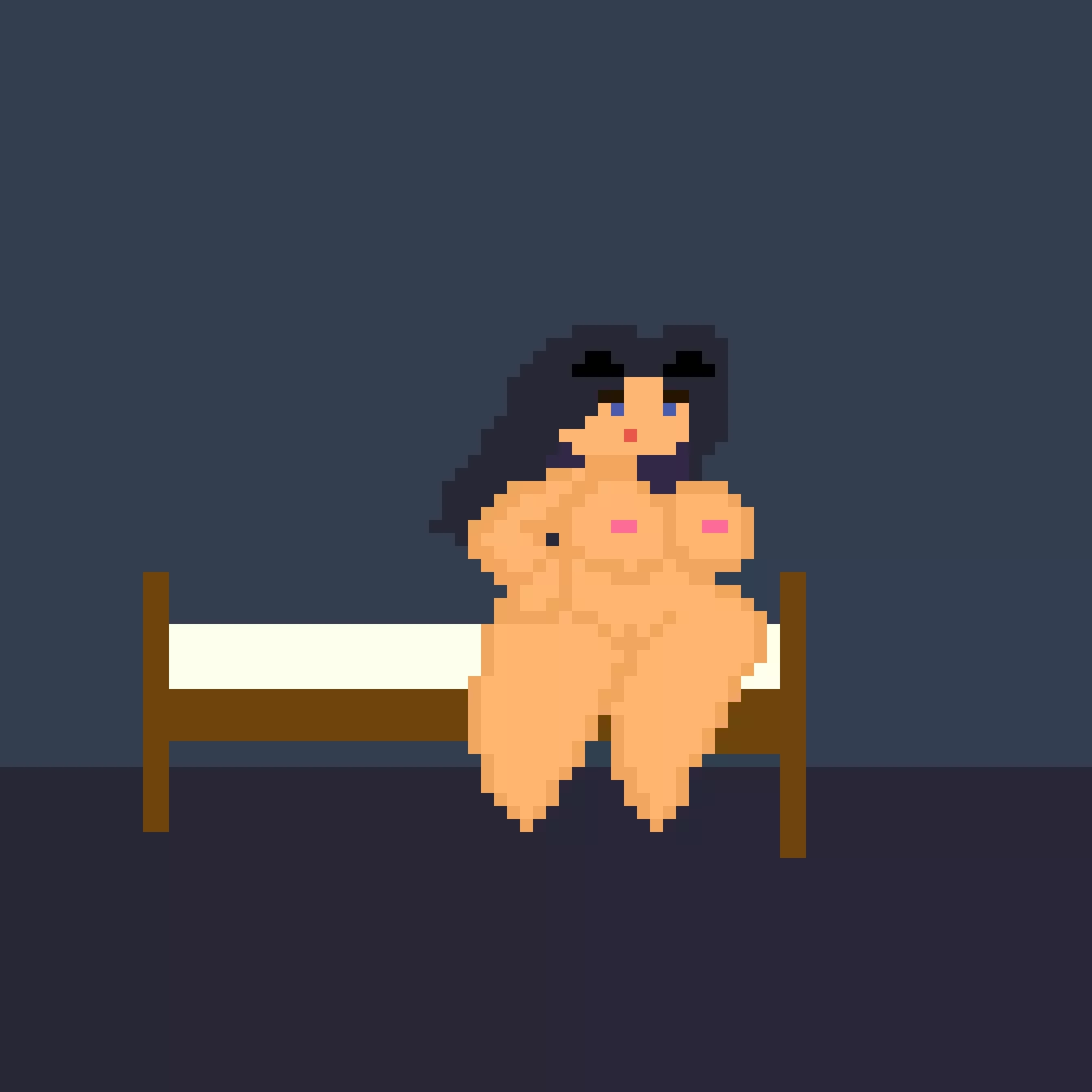 Trying out pixel art posted by galaxydogge