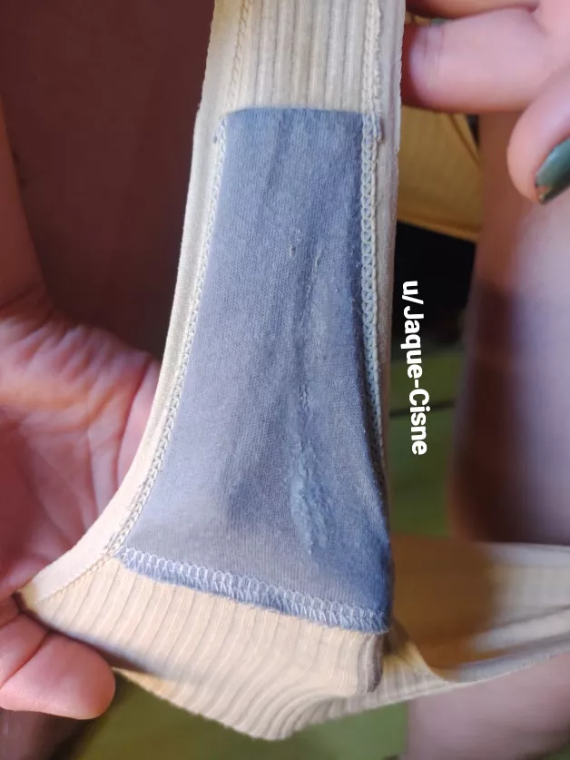 two days of use, I wish you could smell it, creamy and very sweaty😋🤭 posted by Jaque-Cisne