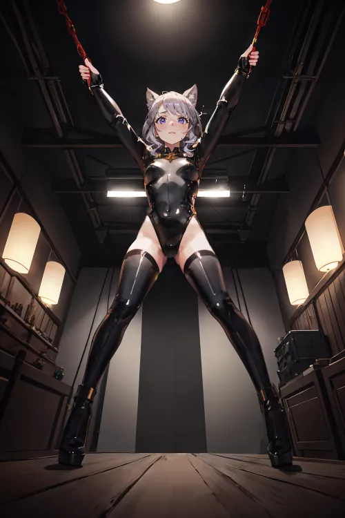 Welcome to my dungeon, shiny legs~ by choysakanto