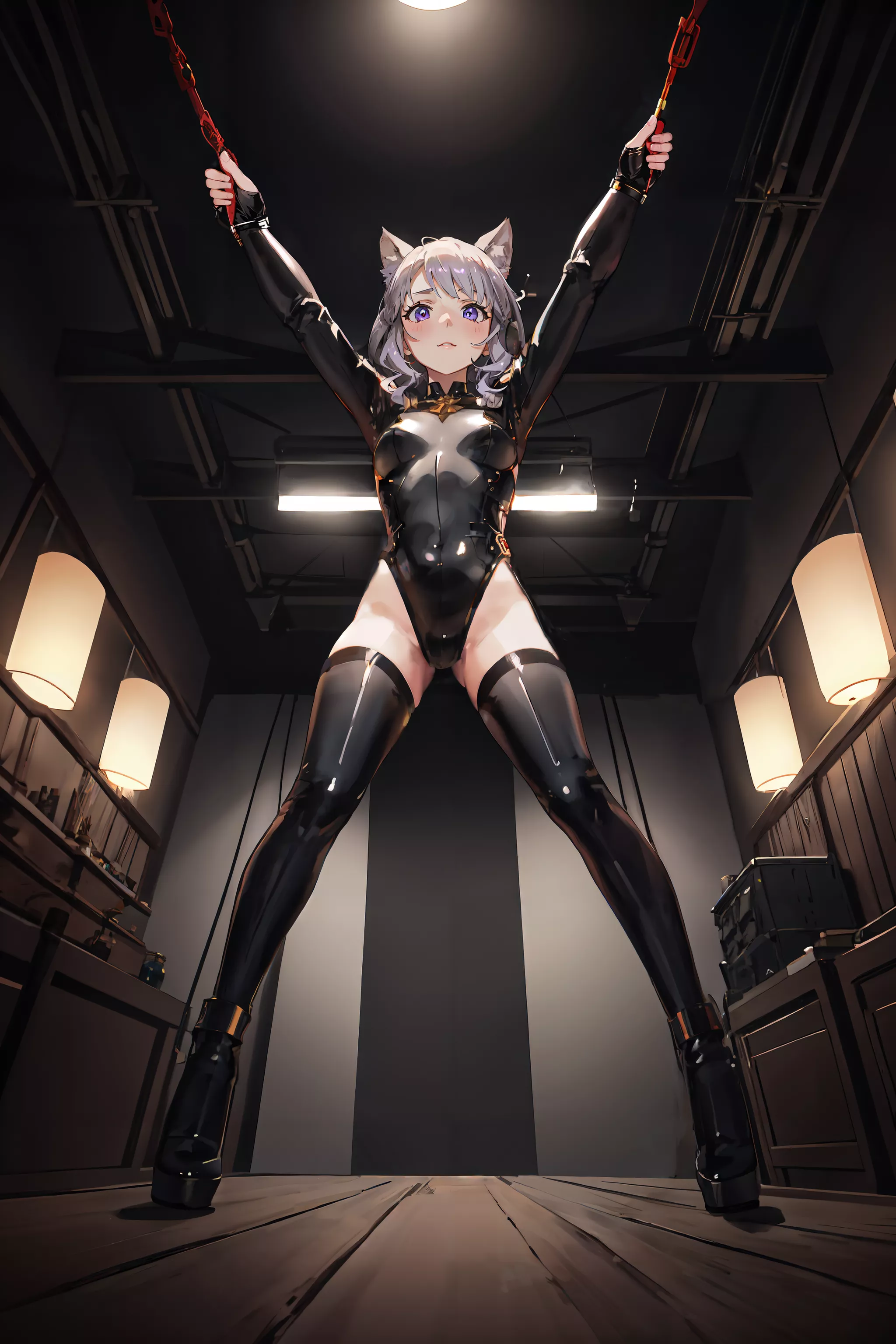 Welcome to my dungeon, shiny legs~ posted by choysakanto