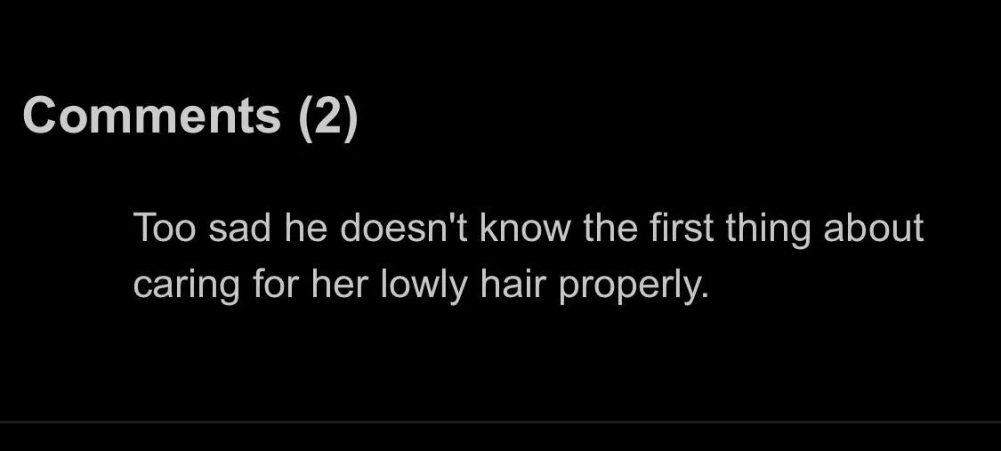 When he needs to up his haircare game posted by Bibi_Blush