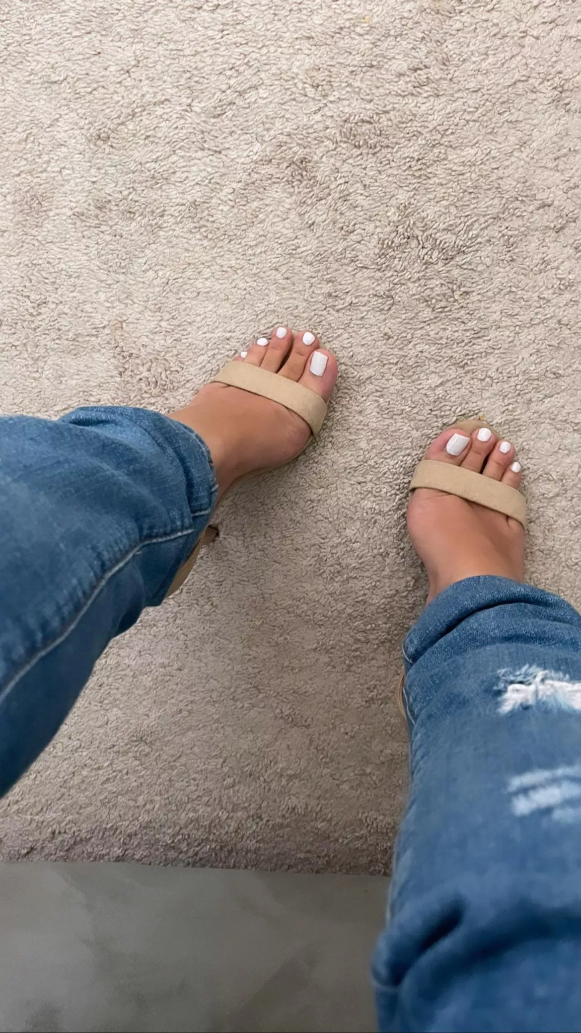 White toes are a must🤍 posted by ZorayaRose