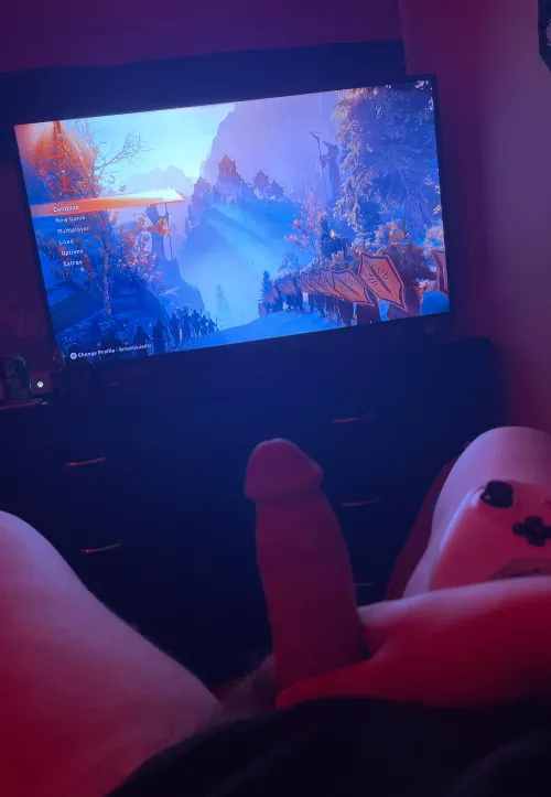 Would you put your mouth on it while I play DA:I? by PixelWiccan