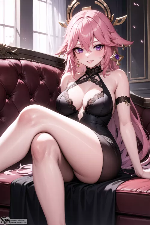 Yae [Genshin Impact] by CheetahSperm18