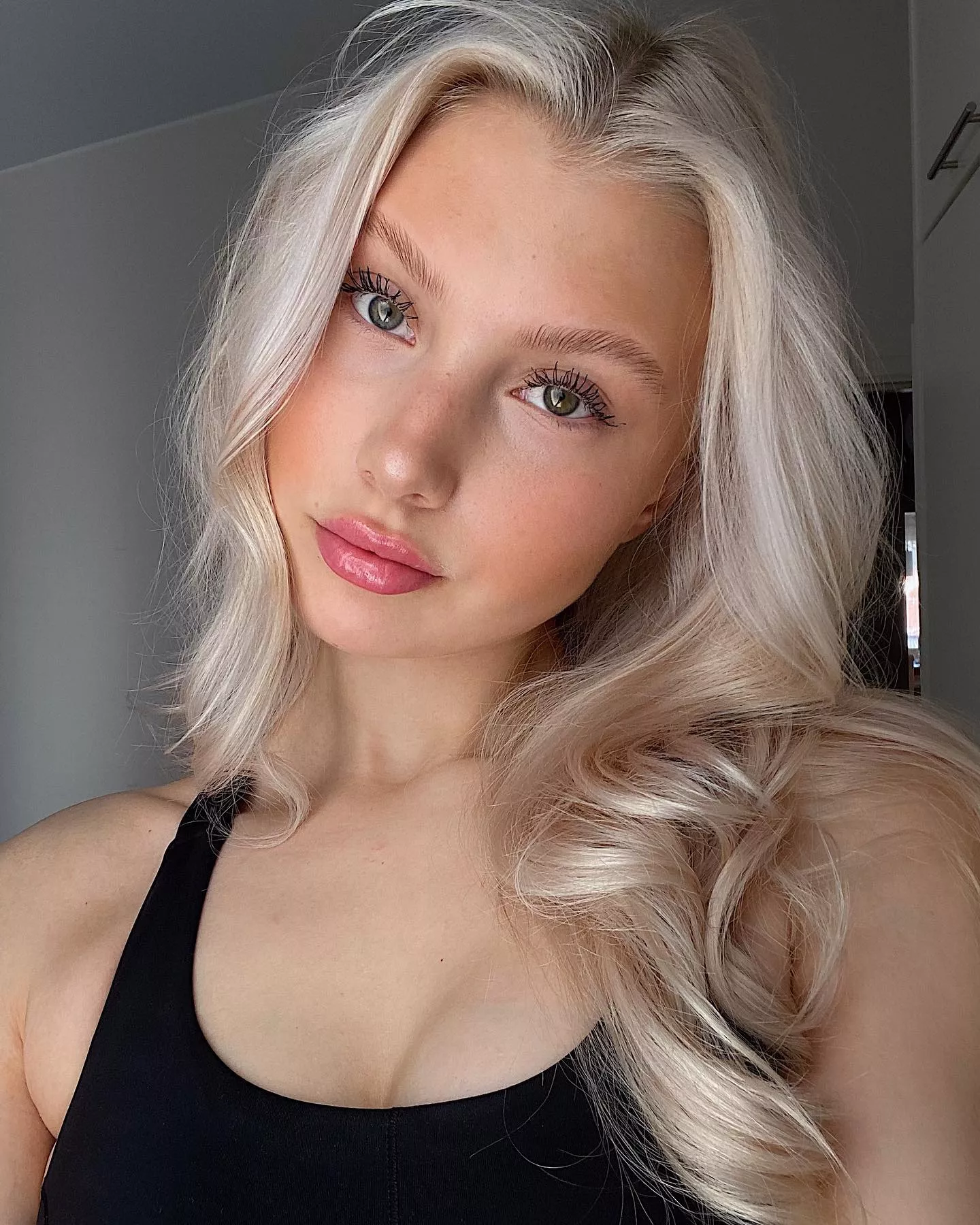 Blonde in black posted by Practical-Kitchen194