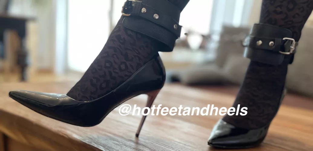 Close up of my ankles in chains by HotFeetandHeels