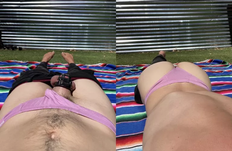 Daddy wants me to have a thong tan line by elementalamalgam