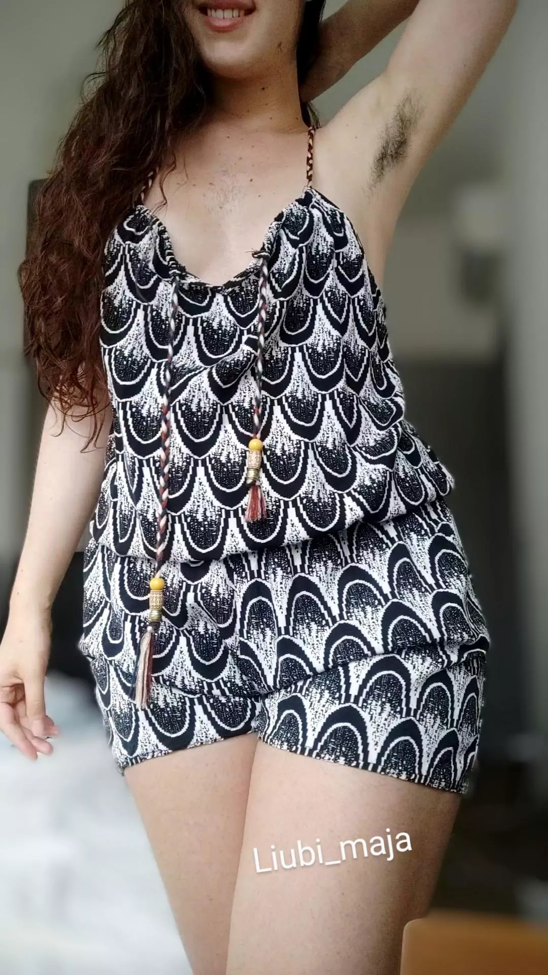 Do you like more the dress or the hairy pits? posted by Liubimaja4u