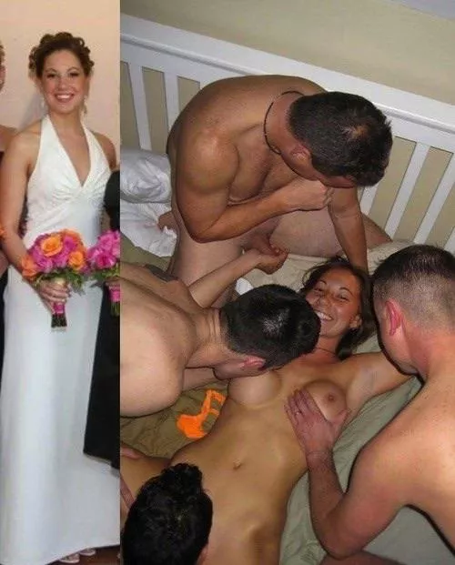 Husband fell asleep drunk so best men had to help by Glad_Resident_6397