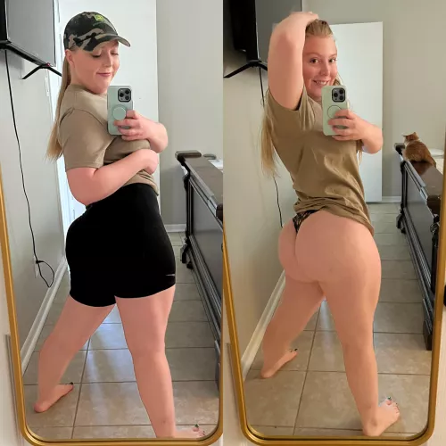 I like these shorts a lottt more off by xxxmisty