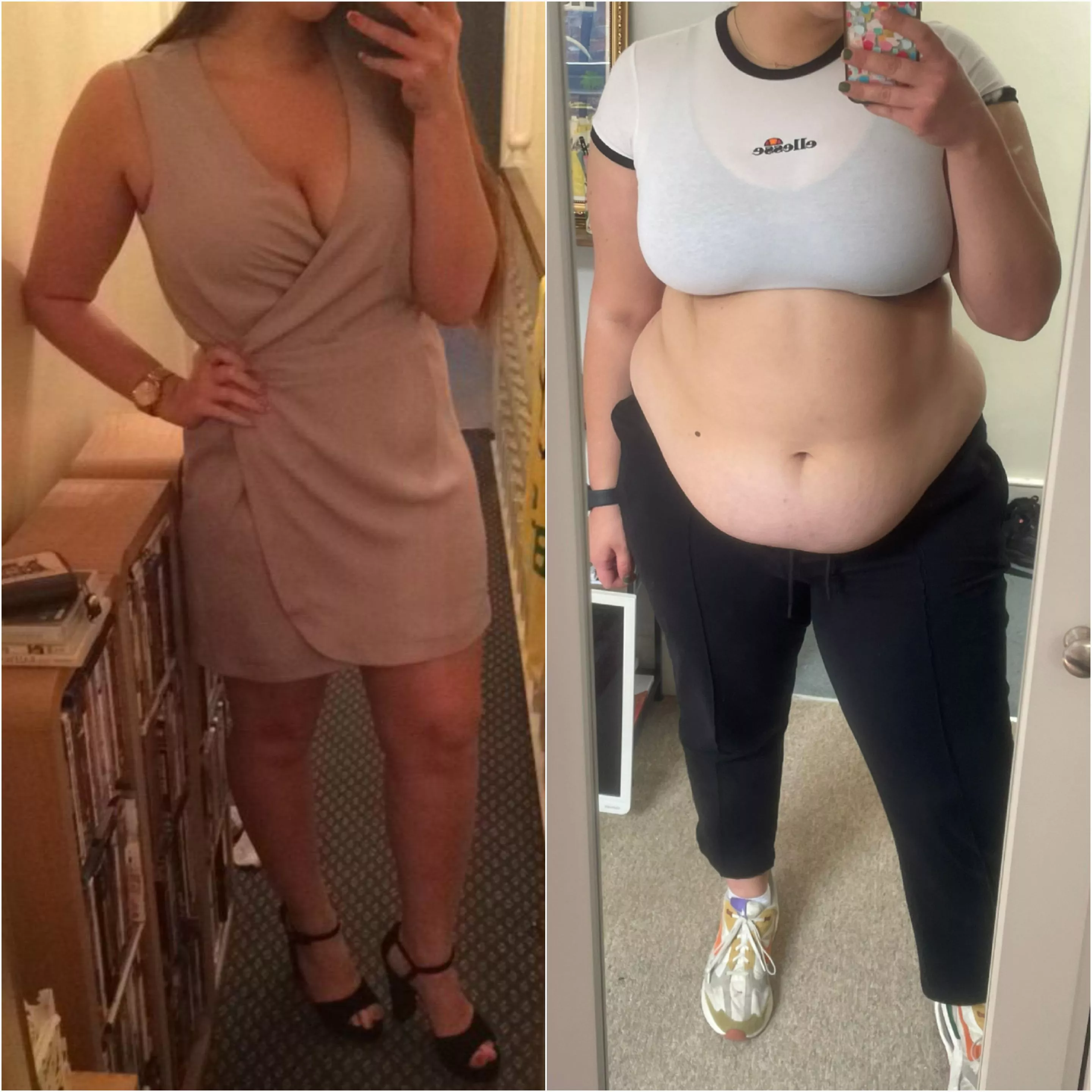 It's pretty obvious where the added 75lbs went on me 😅 posted by Vincintas