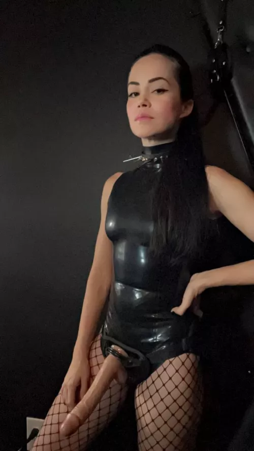 Join your Domme to measure who has a bigger cock by safesweetdreams