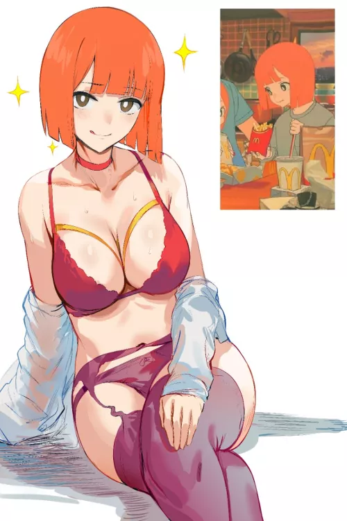 McDonald's Mother in Lingerie (Hews) [McDonald's] by llamanatee