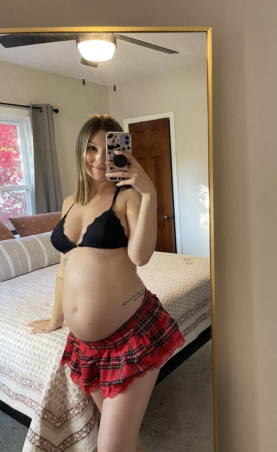 My school uniform still fits! posted by hallienothaley