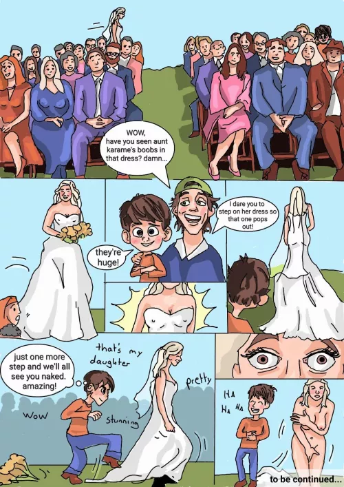 Naked at the wedding by litllexchieefks