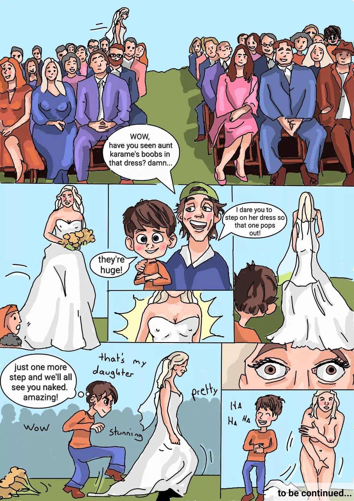 Naked at the wedding posted by litllexchieefks