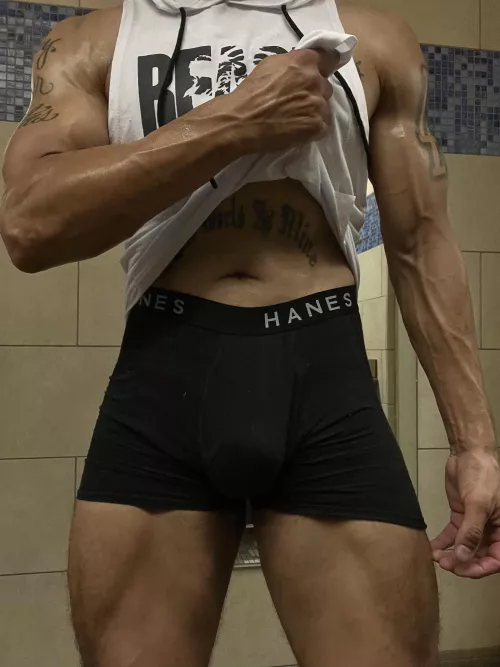 Pull up my shirt some more? by AdonisFit69