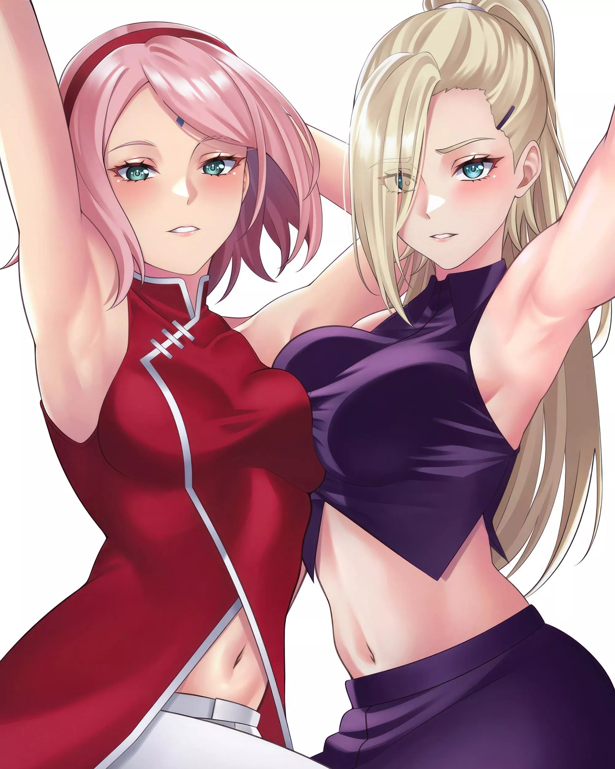 Sakura Haruno and Ino Yamanaka (Wanzi99) posted by Deadpool6900