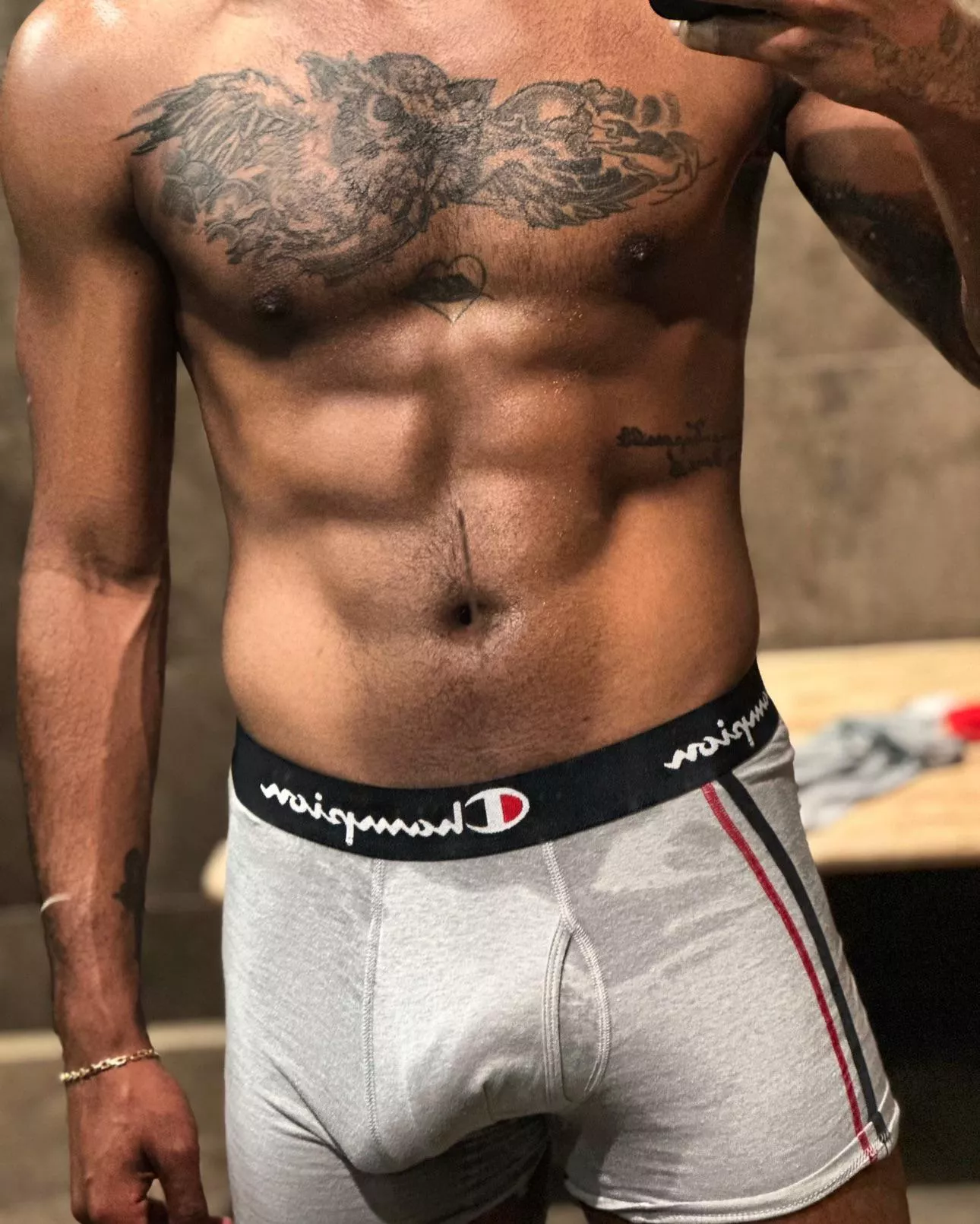 Sweaty after my workout 🥵 posted by droolingBBC