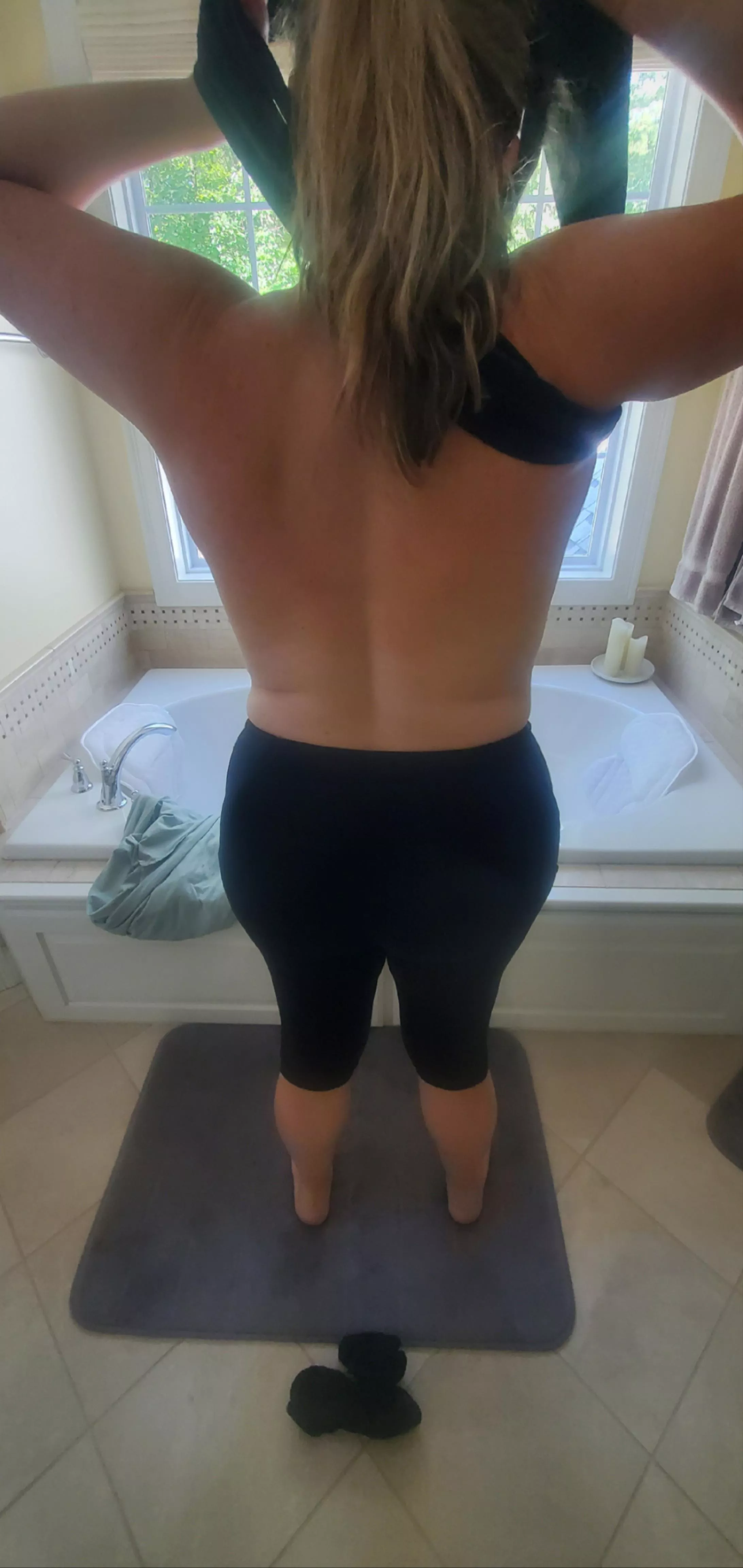 Think the neighbors enjoyed the view? posted by MsTeacherToes