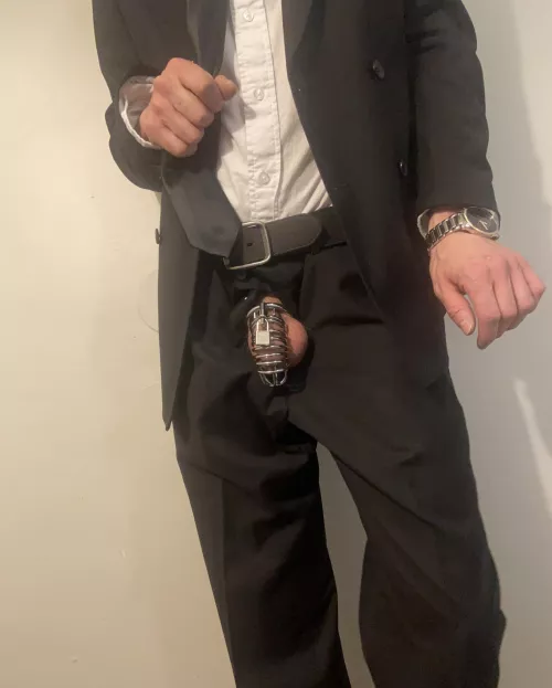 When she sends you back to the sex store because the average size cage was too big for you 😰 by Forsaken-Mousse-7310