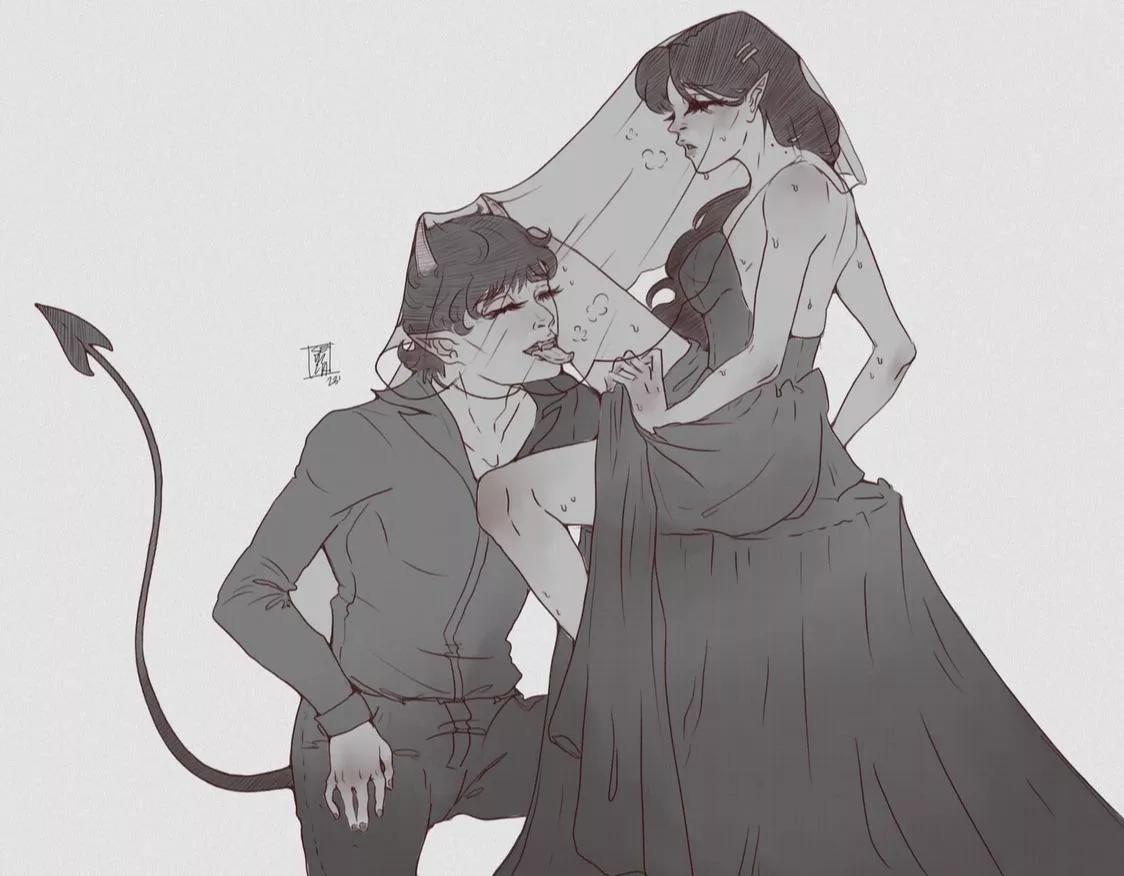 A dark wedding, indeed~ posted by cthulhuassassin